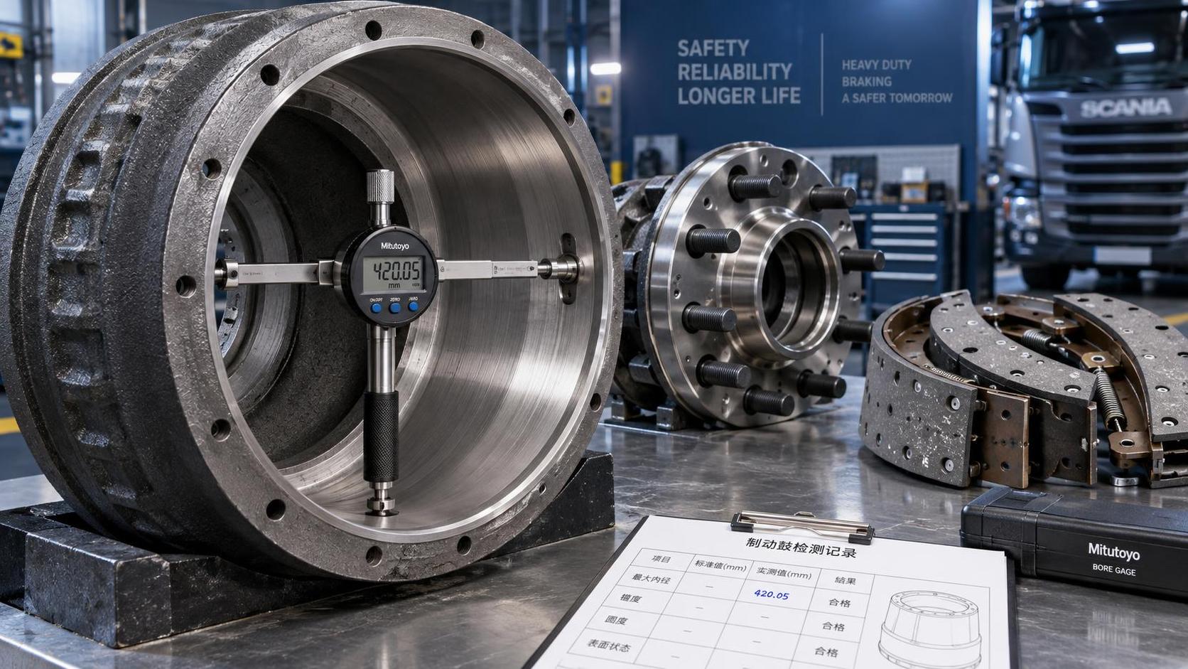 Heavy Truck Brake Drum Replacement: Measuring Wear Limits Before Installation