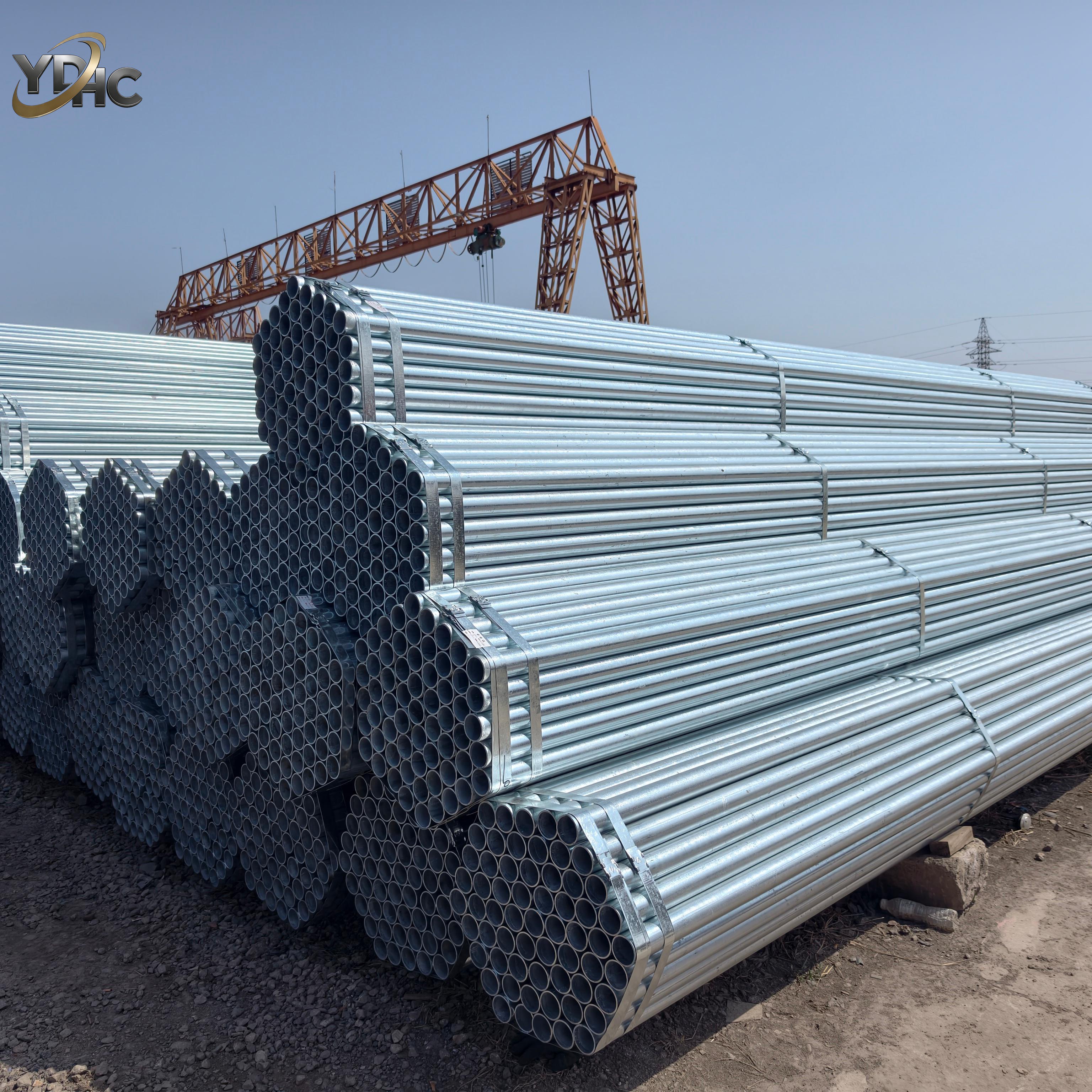 G550 Galvanized Steel Round Pipe