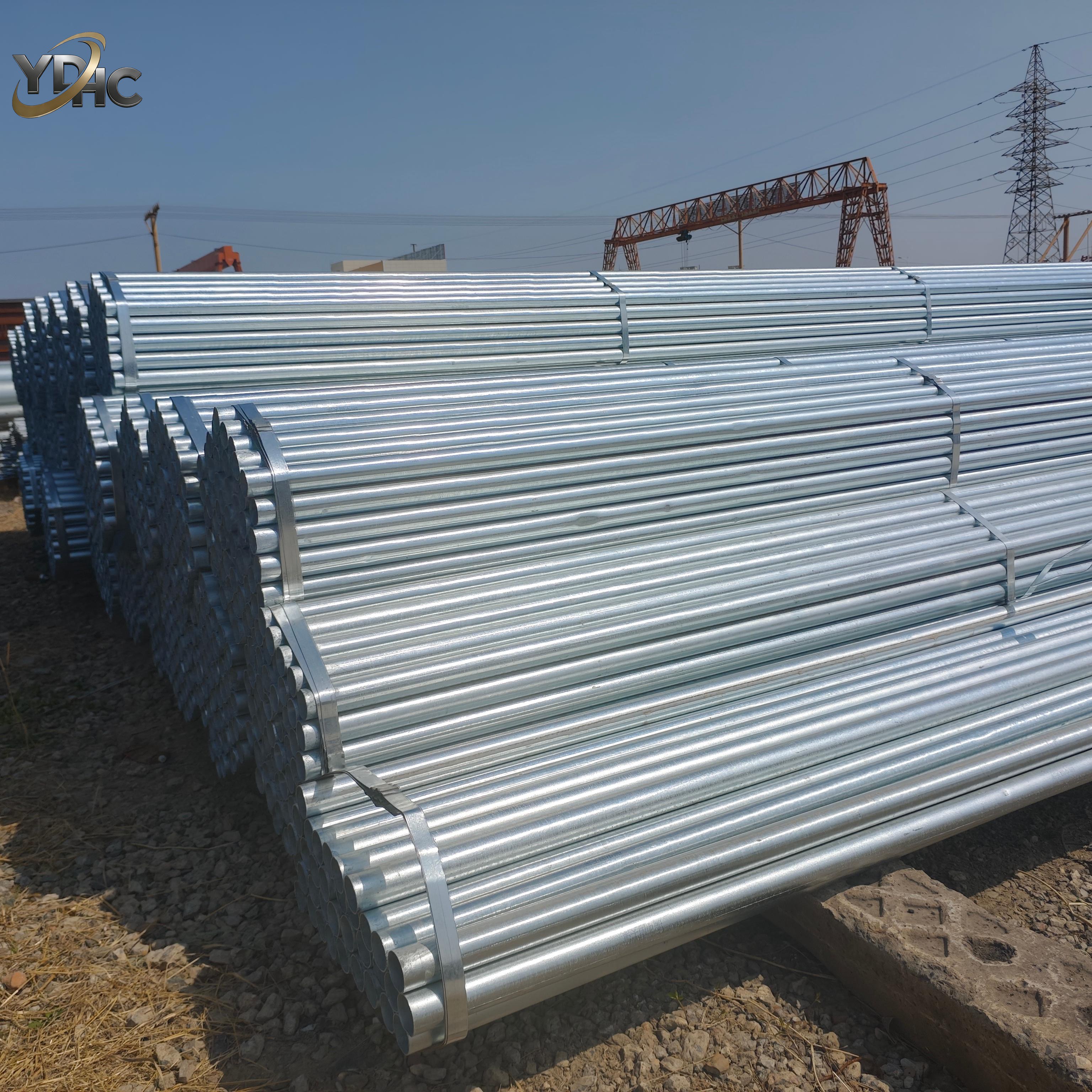 Q195 Galvanized Steel Round Pipe