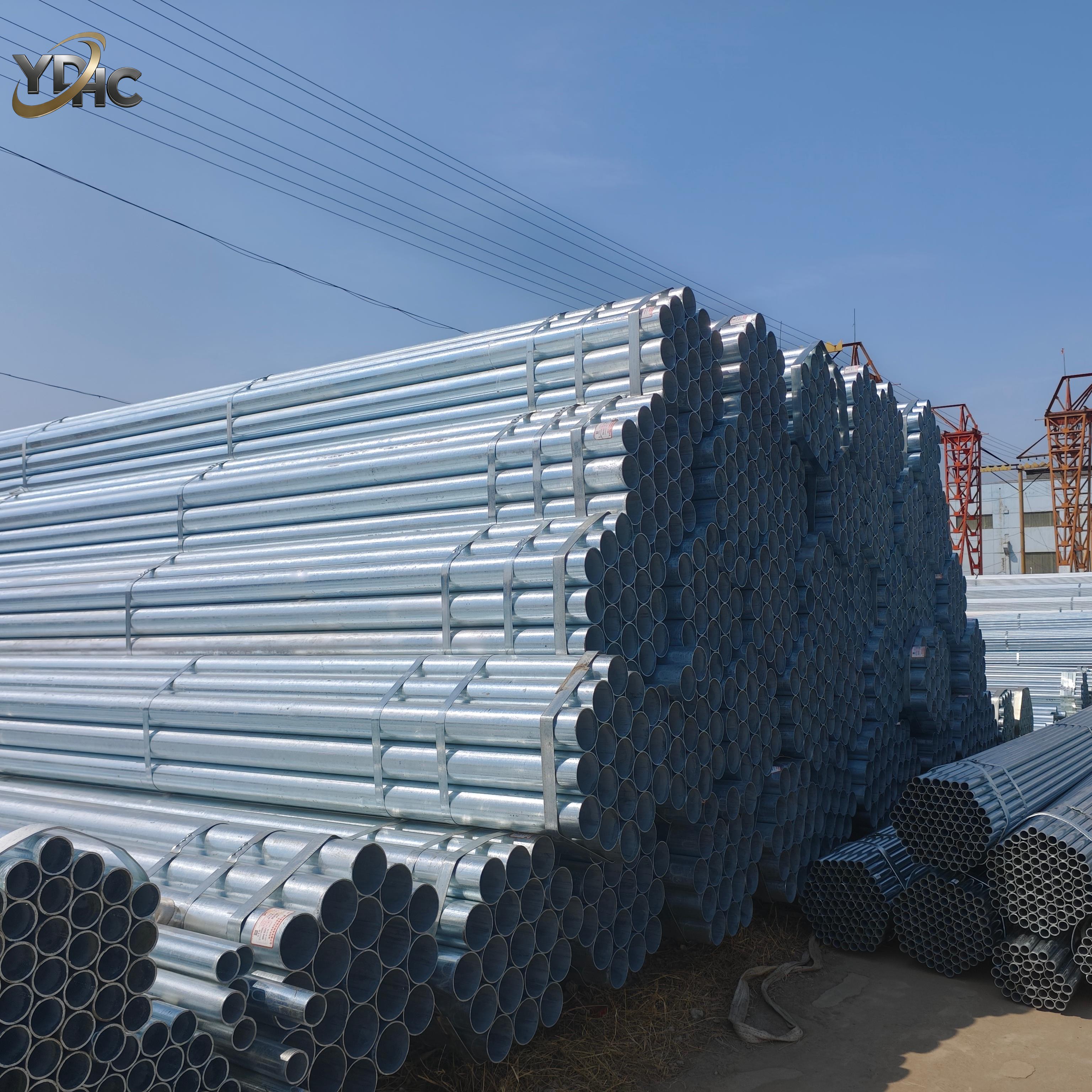 G550 Galvanized Steel Round Pipe