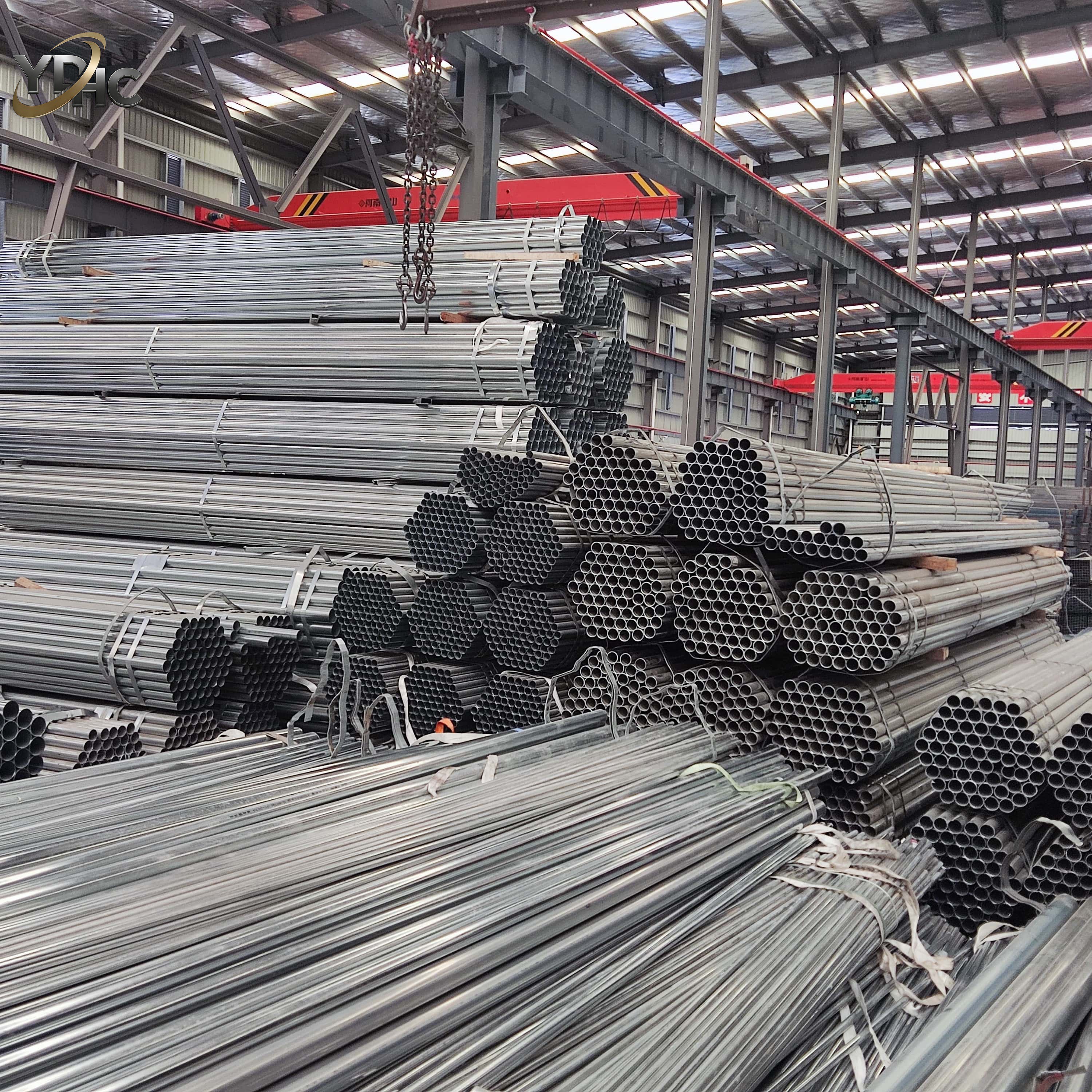 DX51D Galvanized Steel Round Pipe