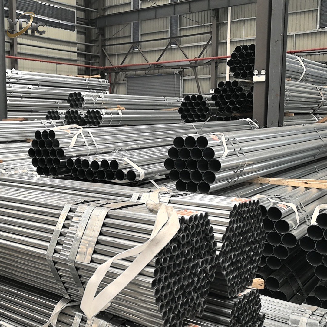 DX51D Galvanized Steel Round Pipe