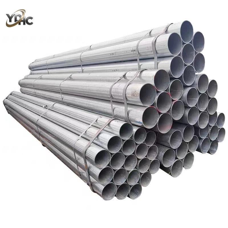 DX51D Galvanized Steel Round Pipe