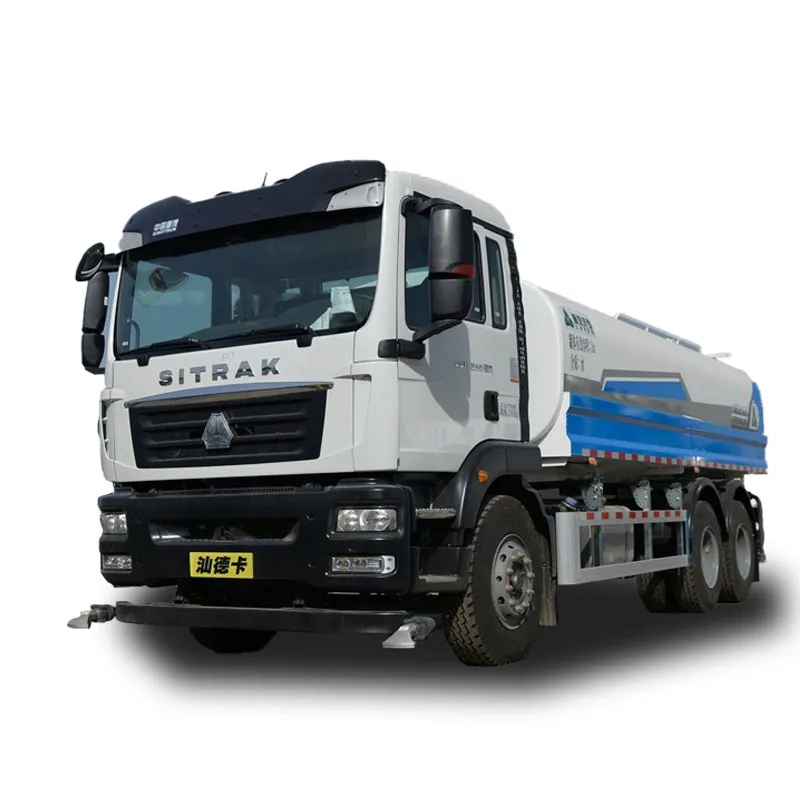 Camion-citerne à eau SITRAK 6x4 d'occasion 371HP 10 roues