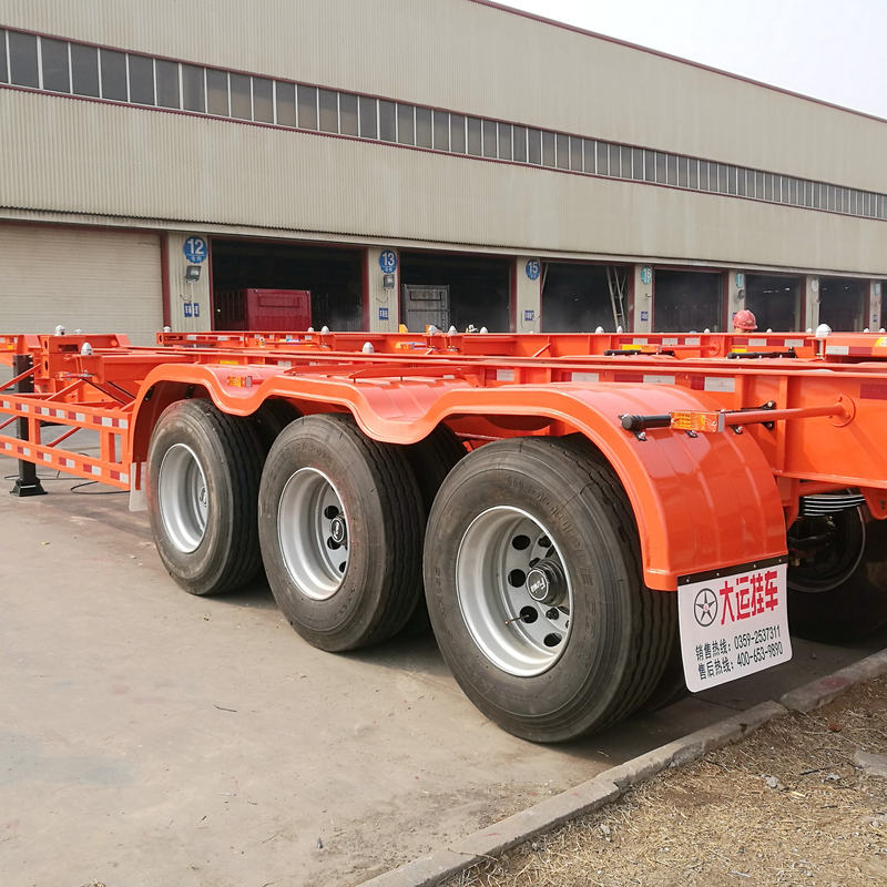 Semi-remorque porte-conteneur de 40 ft Dayun d'occasion