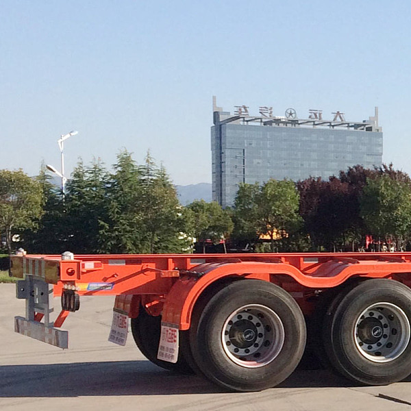 Semi-remorque porte-conteneur de 40 ft Dayun d'occasion