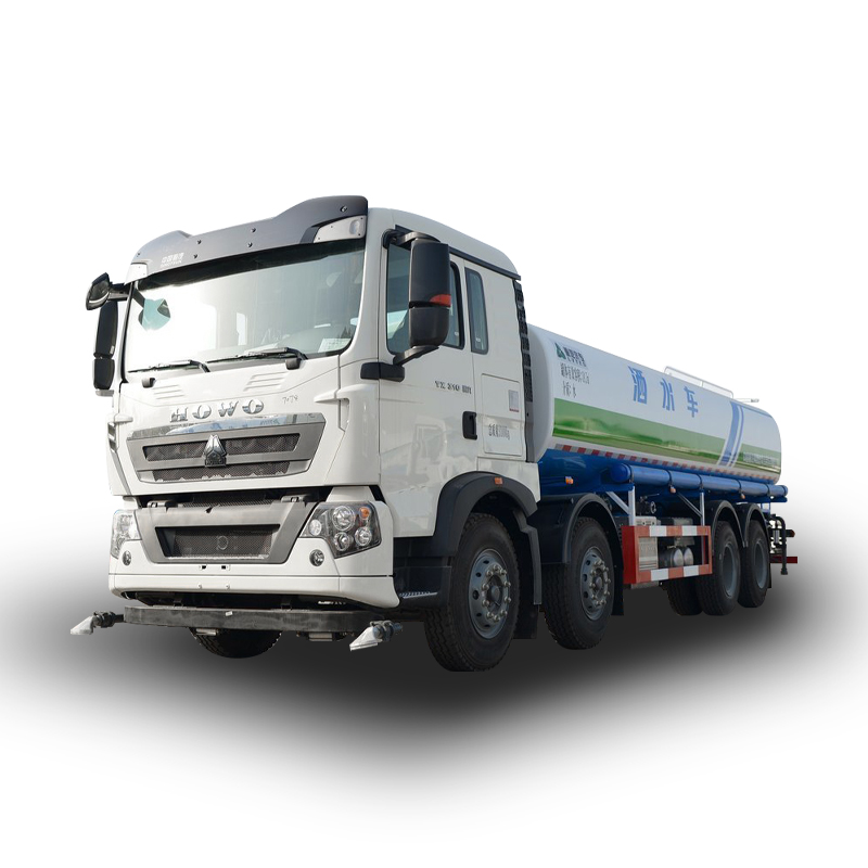 Camión cisterna de agua HOWO 8x4 usado 371HP aspersor de 12 ruedas