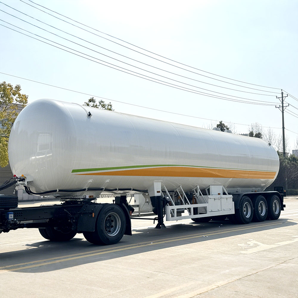 Remolque cisterna usado de 3 ejes de acero inoxidable para combustible y productos químicos