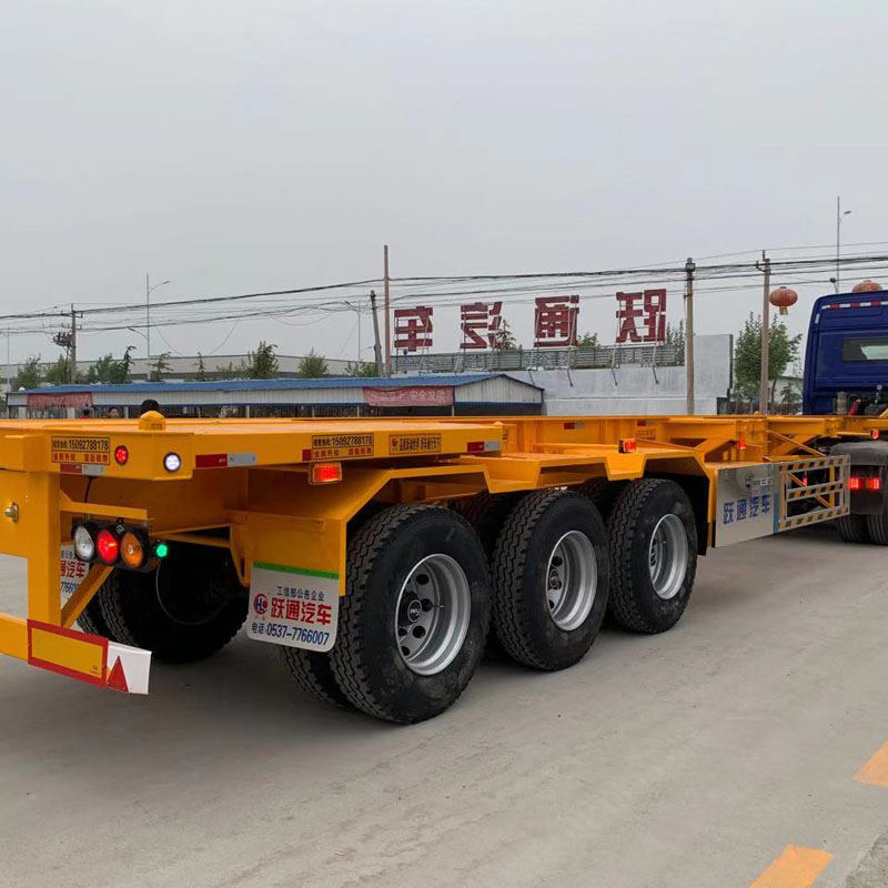 Semirremolque portacontenedores usado Liangshan Yuetong serie 8-13m