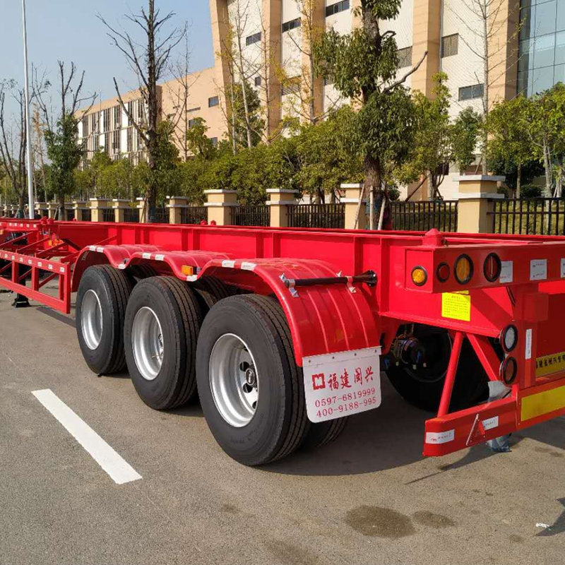 Semirremolque usado Minxing Motors serie de 13 metros para contenedores