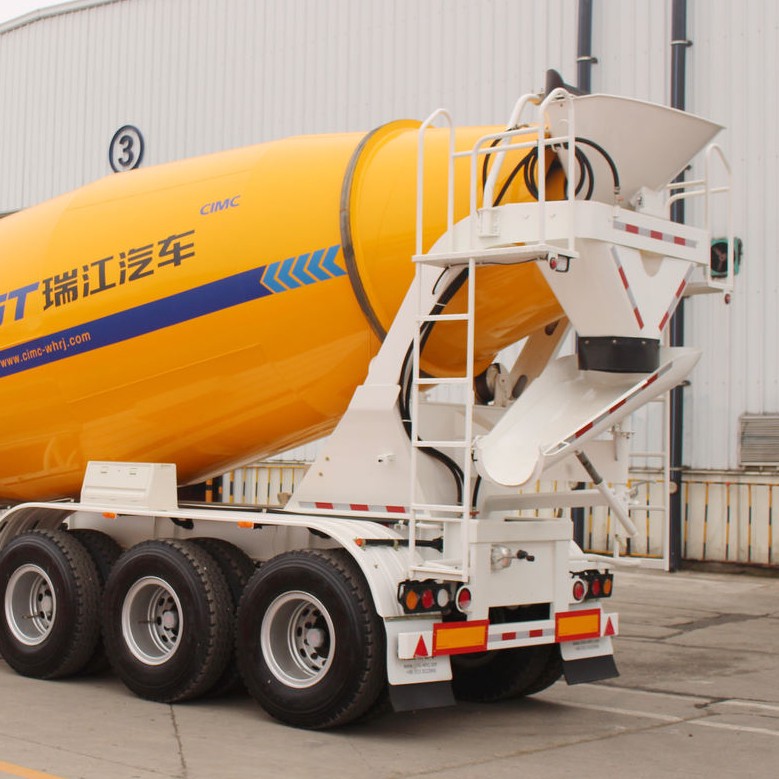 Semirremolque de transporte de materiales en polvo serie cuadrada 17.4 de segunda mano CIMC Ruijiang