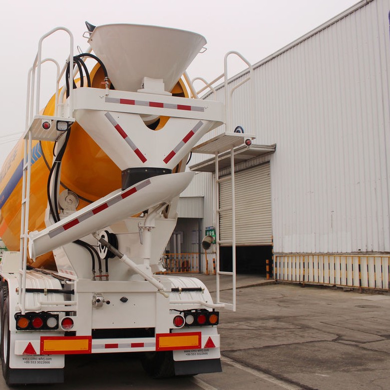 Semirremolque de transporte de materiales en polvo serie cuadrada 17.4 de segunda mano CIMC Ruijiang