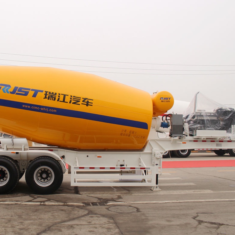 Semirremolque de transporte de materiales en polvo serie cuadrada 17.4 de segunda mano CIMC Ruijiang