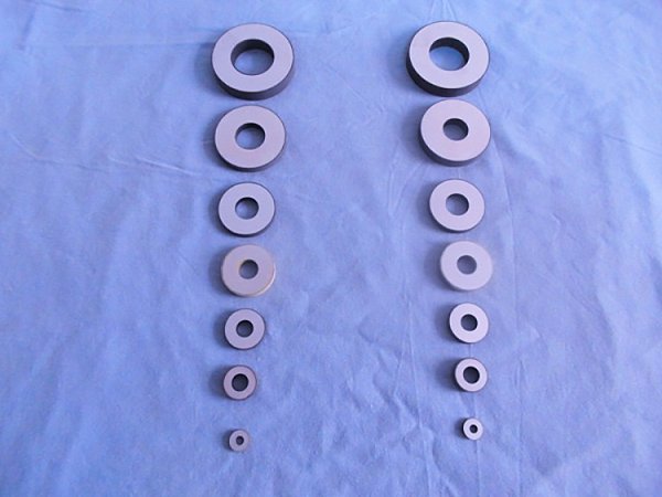 Piezoelectric ceramic rings