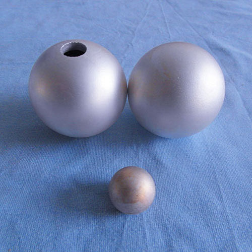 piezoelectric ceramic sphere and hemisphere