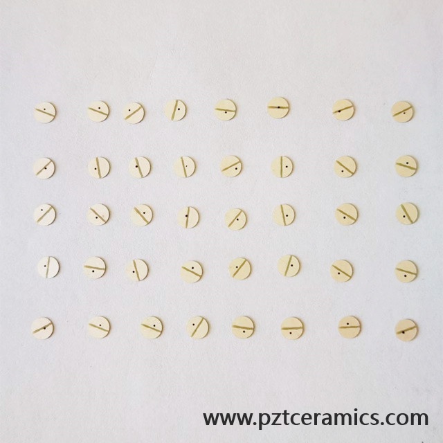 Piezo Ceramic Disc Ultrasonic Sensor Element Customized Product Pzt Disc