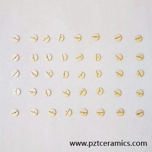 Piezo Ceramic Disc Ultrasonic Sensor Element Customized Product Pzt Disc