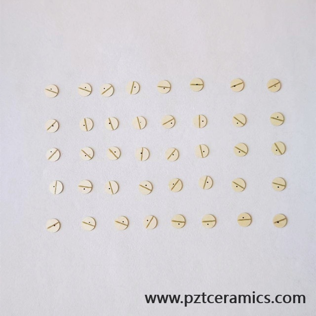 Piezo Ceramic Disc Ultrasonic Sensor Element Customized Product Pzt Disc