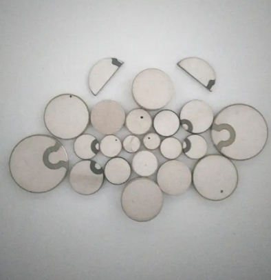 Piezoelectric Ceramic Disc Element PZT 5 for Ultrasonic Flowmeter Sensor