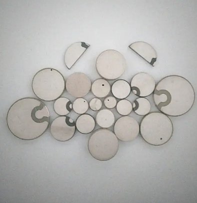 Piezoelectric Ceramic Disc Element PZT 5 for Ultrasonic Flowmeter Sensor