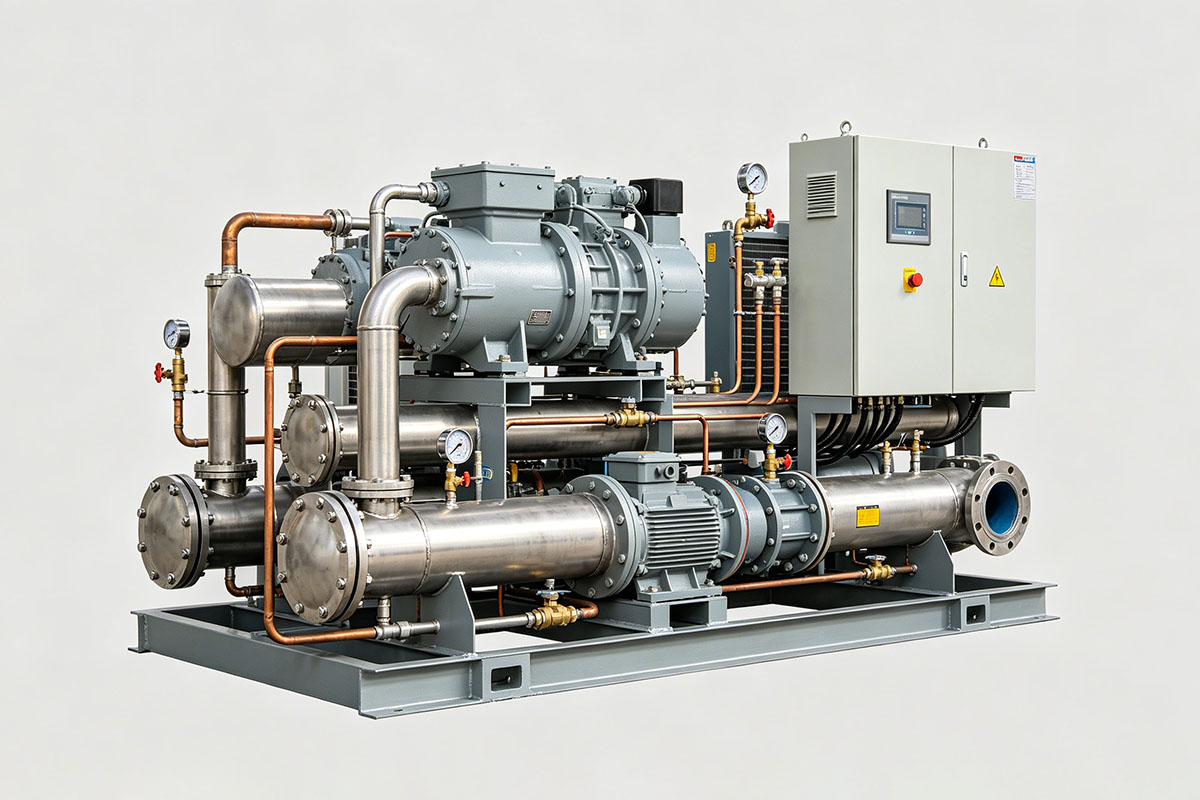 Marine Water Chiller | Core Central Refrigeration Equipment for Vessels & Offshore Facilities