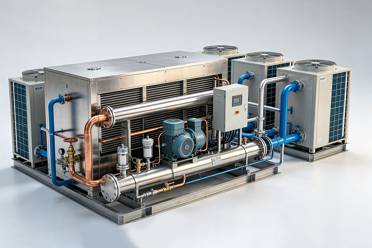 Water-Cooled Split Marine Air Conditioner | High-Efficiency Cooling via Seawater Circulation, Split Layout for Zoned Temperature Control on Large Vessels