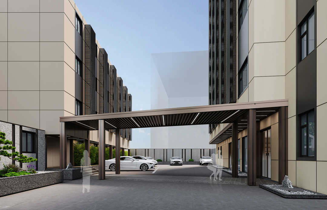 Rizhao Bi'an Art & Guesthouse Courtyard