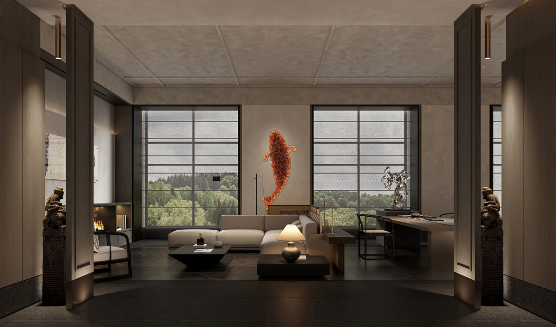 Rizhao Bi'an Art & Guesthouse Courtyard