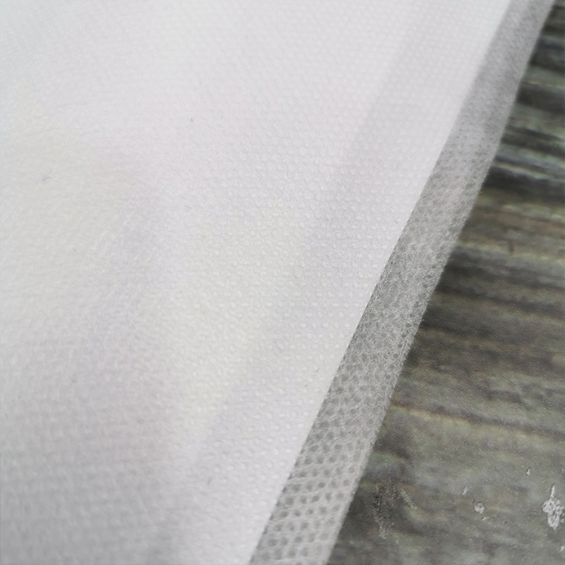 Disposable non-woven PE white film breathable, water-repellent, tear-resistant protective isolation clothing fabric