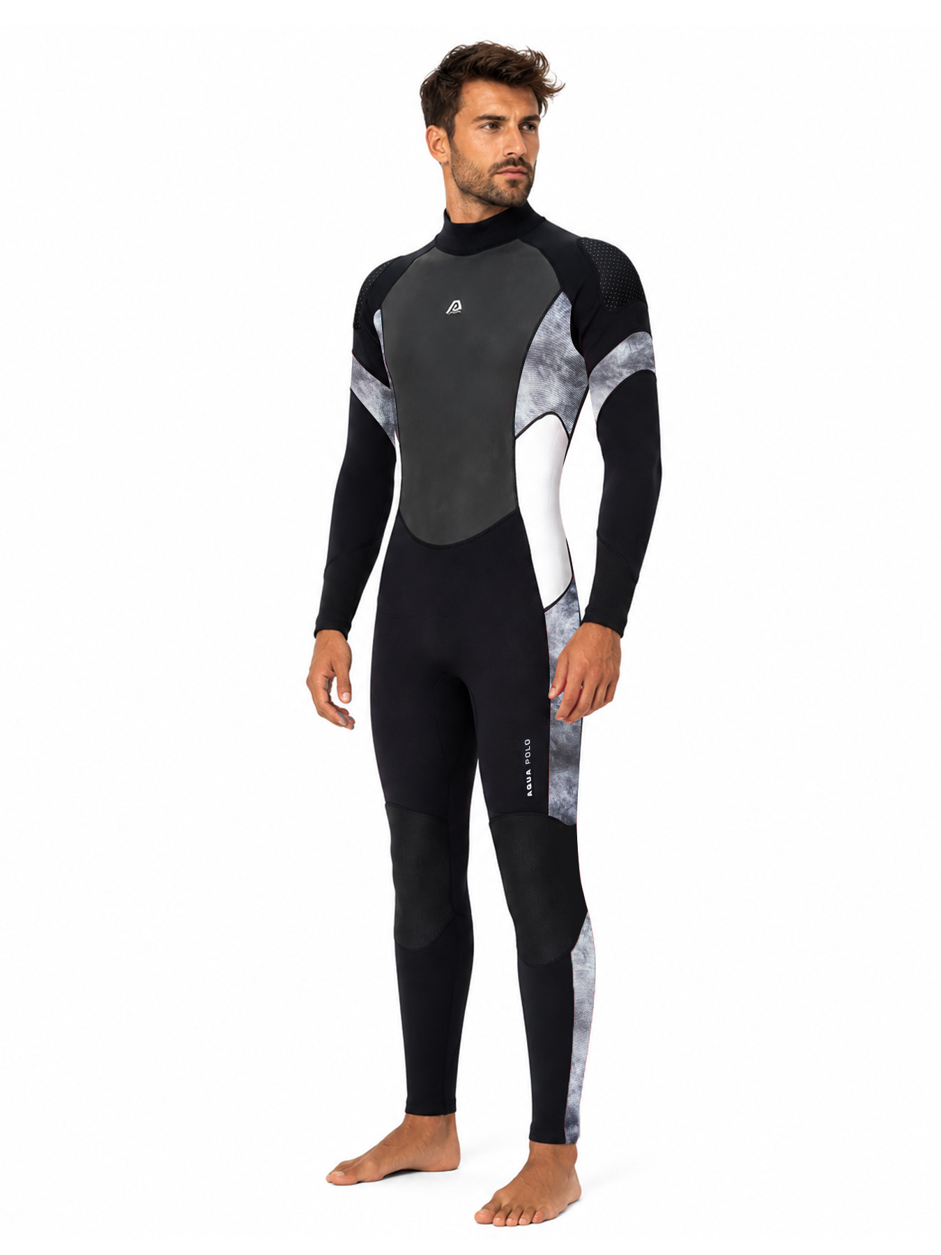 No.M245-246 Men's wetsuit, one-piece diving suit, full body wetsuit, neoprene wetsuit, scuba diving, surfing suit, warm wetsuit, waterproof diving suit