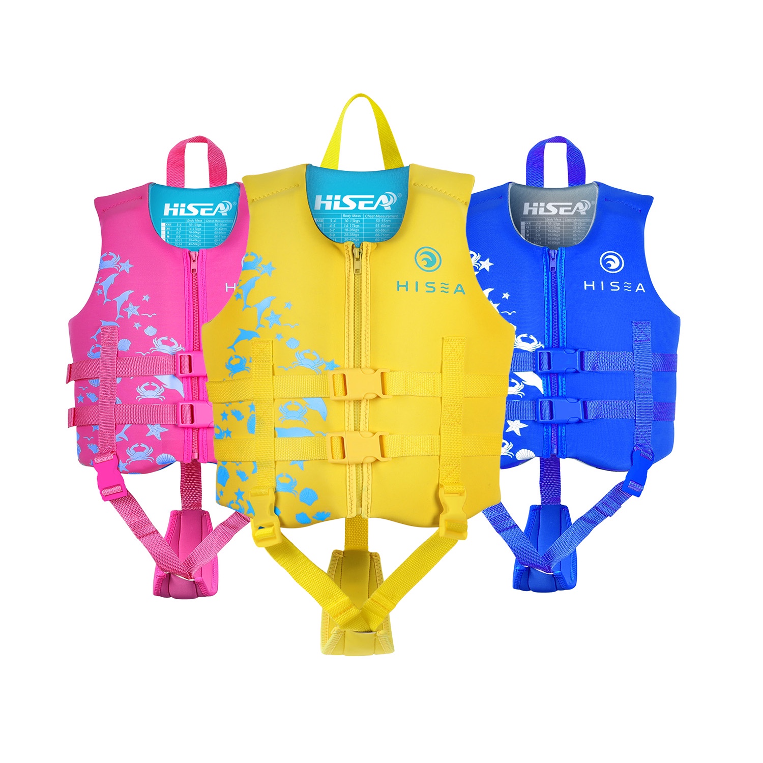 No.L066 Kids Life Vest Neoprene Adjustable Child Swim Life Jacket for Water Sports Boating Pool
