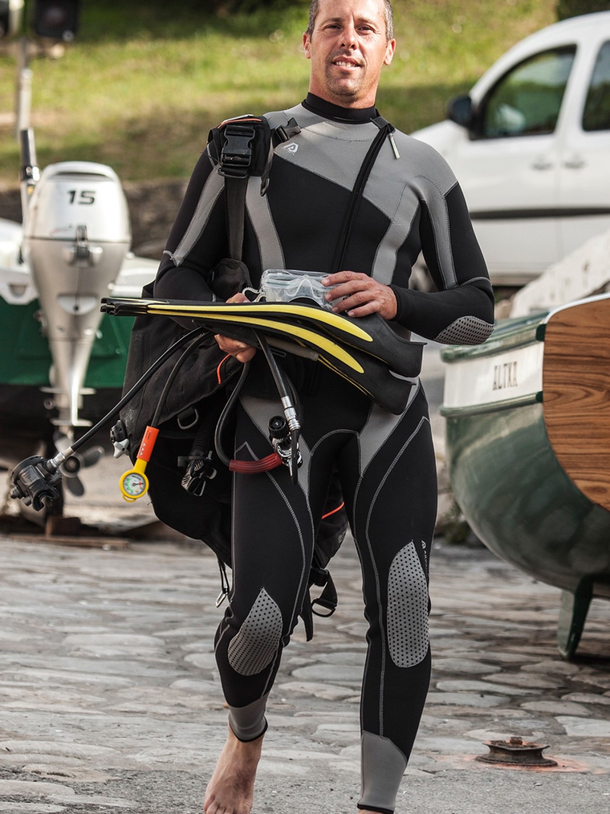 画板 9 No.150-152 Mens 3mm Neoprene Full Body One Piece Wetsuit Ultra Stretch Scuba Diving Suit