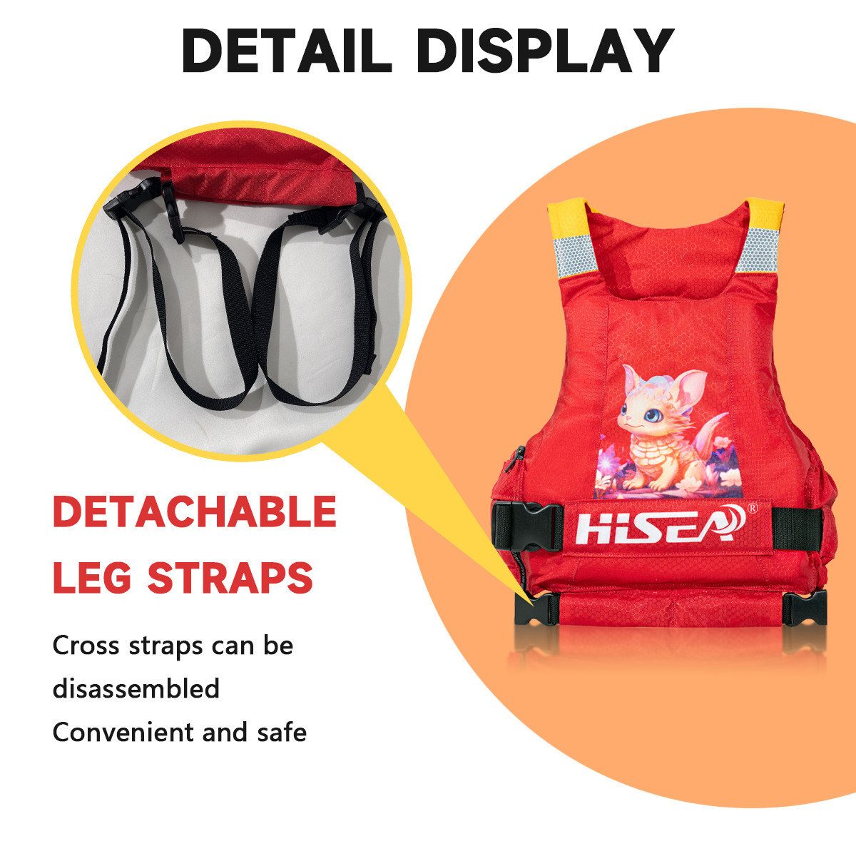 7 No.L232 Kids Life Jacket USCG Approved Foam PFD Children Swim Vest for Beach Pool Boating | YourBrand