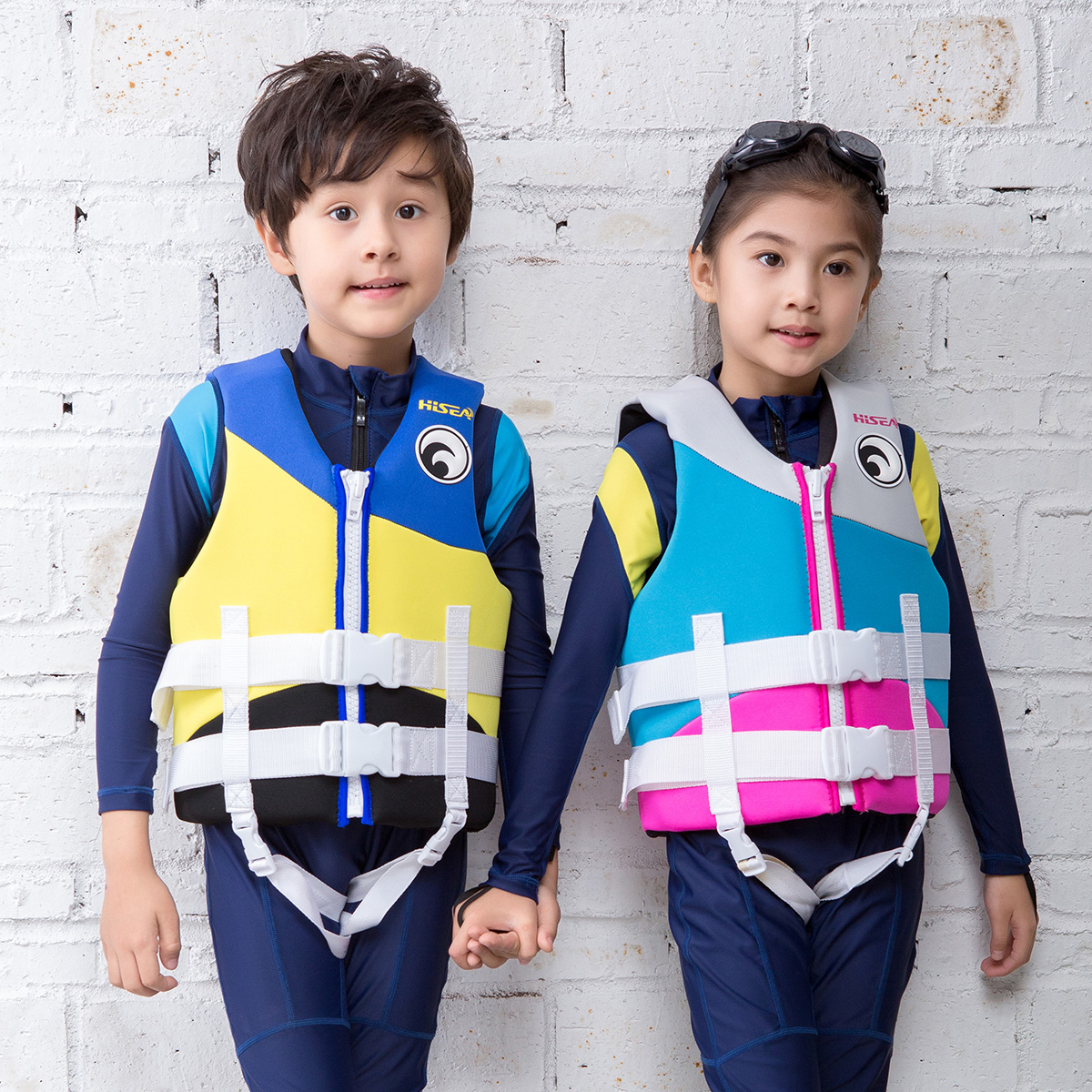 Kids Buoyancy Swim Vest, Boys Girls Adjustable Belt Life Jacket, Quick Dry Safe Float Vest for Swimming Boating Paddling
