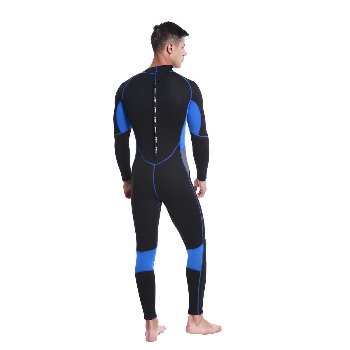 HISEA diving suit thick men's one-piece long sleeved warm 3MM jellyfish suit deep snorkeling suit adult couple surfing suit