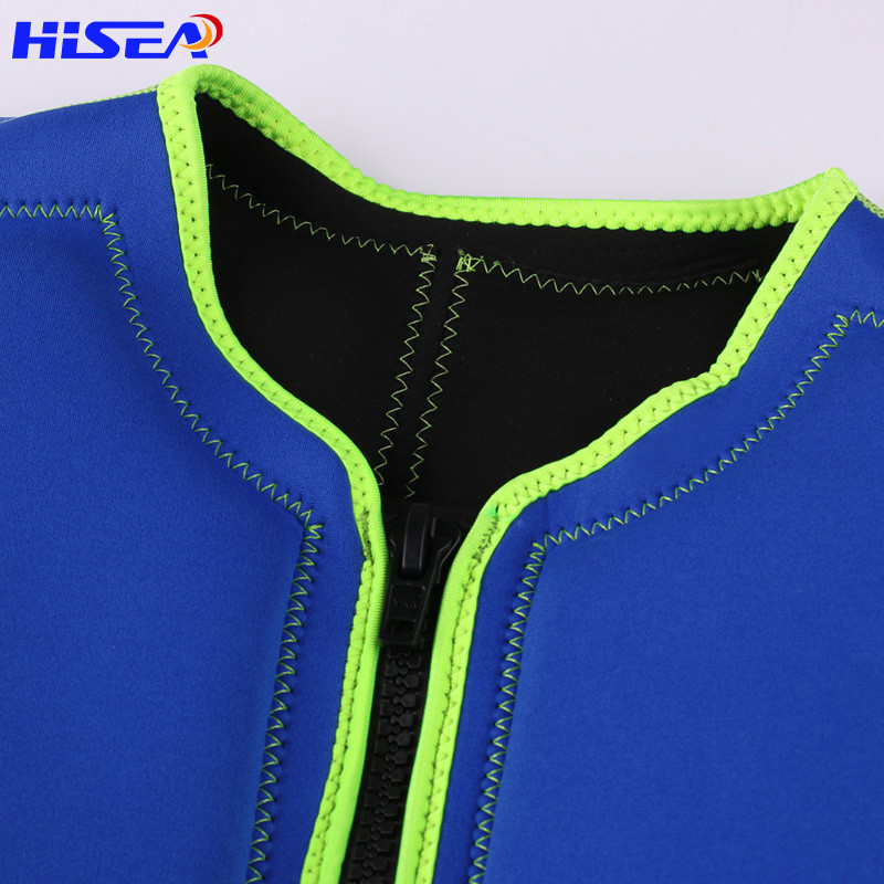 No.L019 Adult Neoprene Life Vest Unisex Front Zip Buoyancy Jacket for Surfing Wakeboarding Kayaking