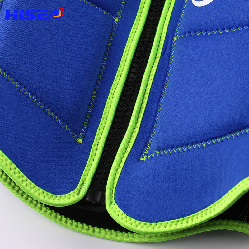 No.L019 Adult Neoprene Life Vest Unisex Front Zip Buoyancy Jacket for Surfing Wakeboarding Kayaking