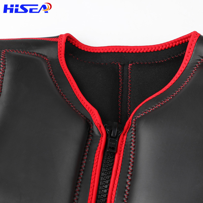 No.L019 Adult Neoprene Life Vest Unisex Front Zip Buoyancy Jacket for Surfing Wakeboarding Kayaking