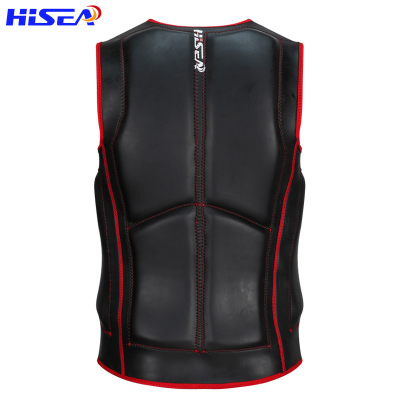 No.L019 Adult Neoprene Life Vest Unisex Front Zip Buoyancy Jacket for Surfing Wakeboarding Kayaking