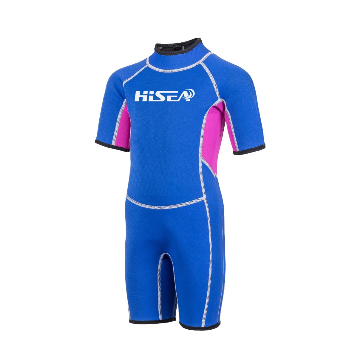 M031 No.M031 Kids Shorty Wetsuit 2.5mm Neoprene Short Sleeve Full Body Swimsuit for Boys Girls Surf Snorkel
