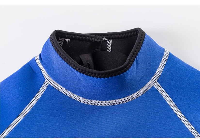 M031+M032_26 No.M031 Kids Shorty Wetsuit 2.5mm Neoprene Short Sleeve Full Body Swimsuit for Boys Girls Surf Snorkel