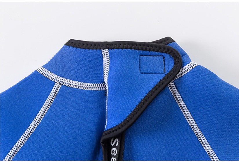 M031+M032_28 No.M031 Kids Shorty Wetsuit 2.5mm Neoprene Short Sleeve Full Body Swimsuit for Boys Girls Surf Snorkel