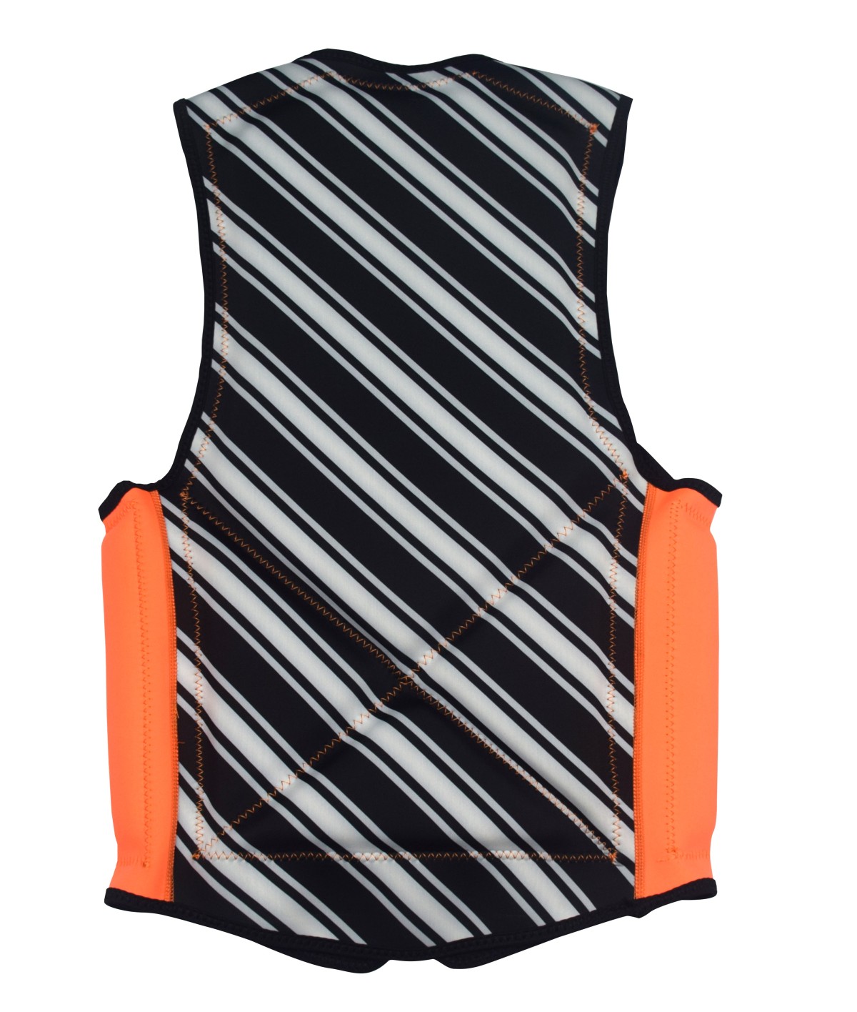 Reversible Adult Neoprene Life Jacket, Double Sided Wear Front Zip Buoyancy Flotation Vest for Surfing Wakeboarding Kayaking Boating Water Sports