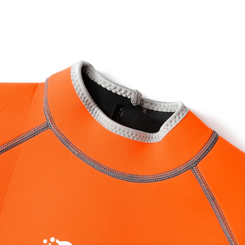 _MG_0950 Unisex Kids Full Body Neoprene Wetsuit, Long Sleeve Thermal One Piece Diving Suit for Boys Girls Snorkeling Surfing Swimming