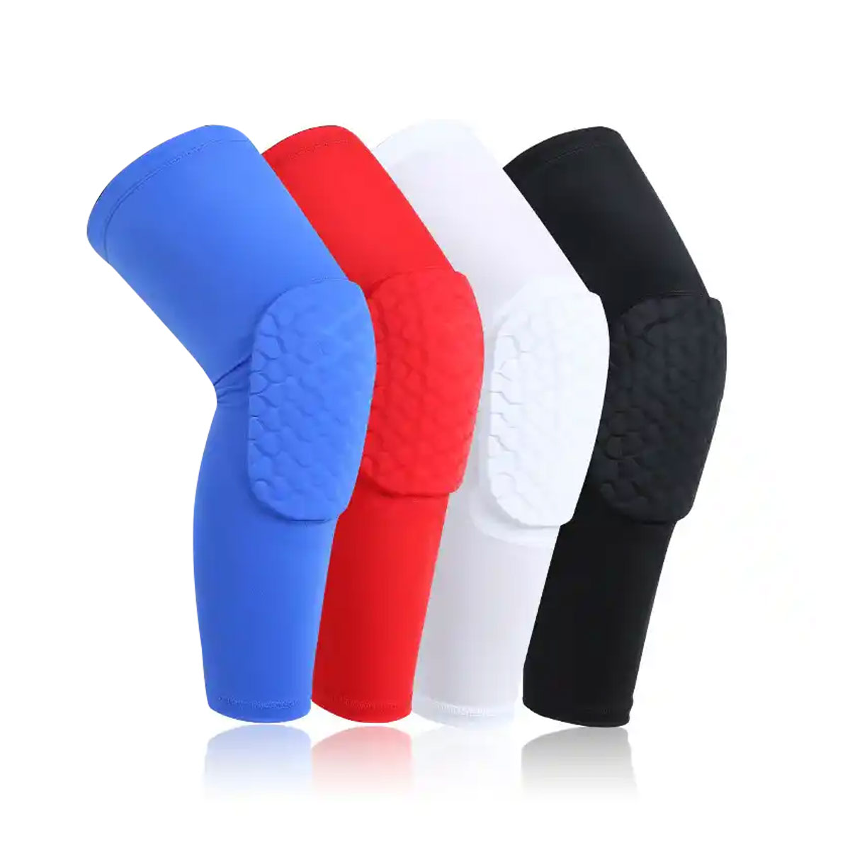Basketball Knee Pads, Honeycomb Shock Absorbing Anti-Collision Knee Compression Sleeves for Football Volleyball Sports
