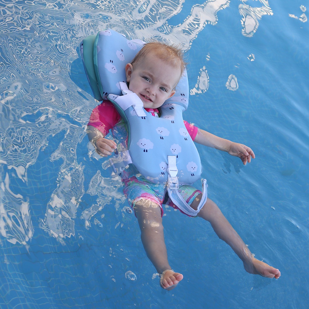 Baby Neck Float Life Jacket Toddler Swimming Float Vest for Pool Beach