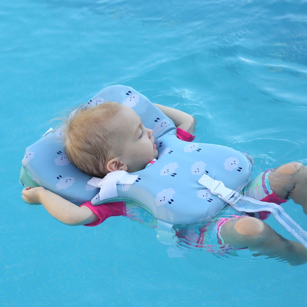 Baby Neck Float Life Jacket Toddler Swimming Float Vest for Pool Beach