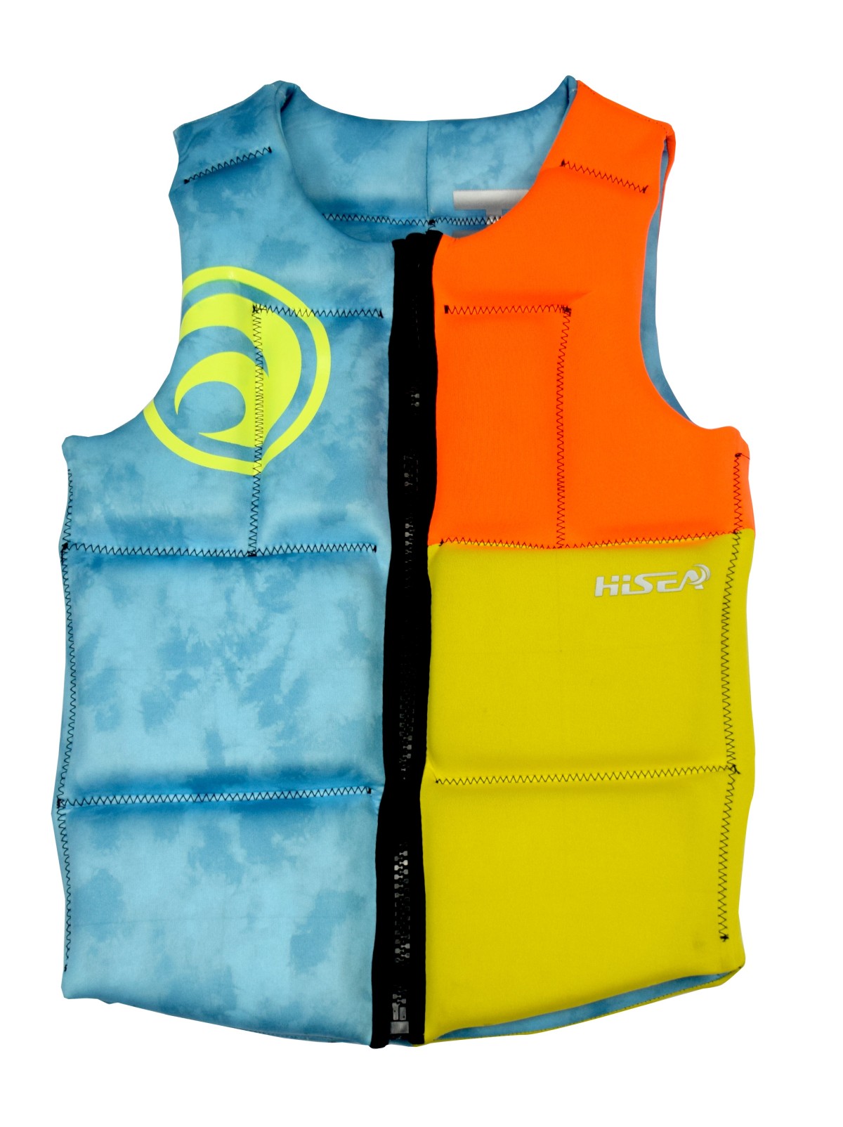 wo-Side Wear Neoprene Life Jacket Adult Reversible Swim Vest for Wakeboarding Kayaking