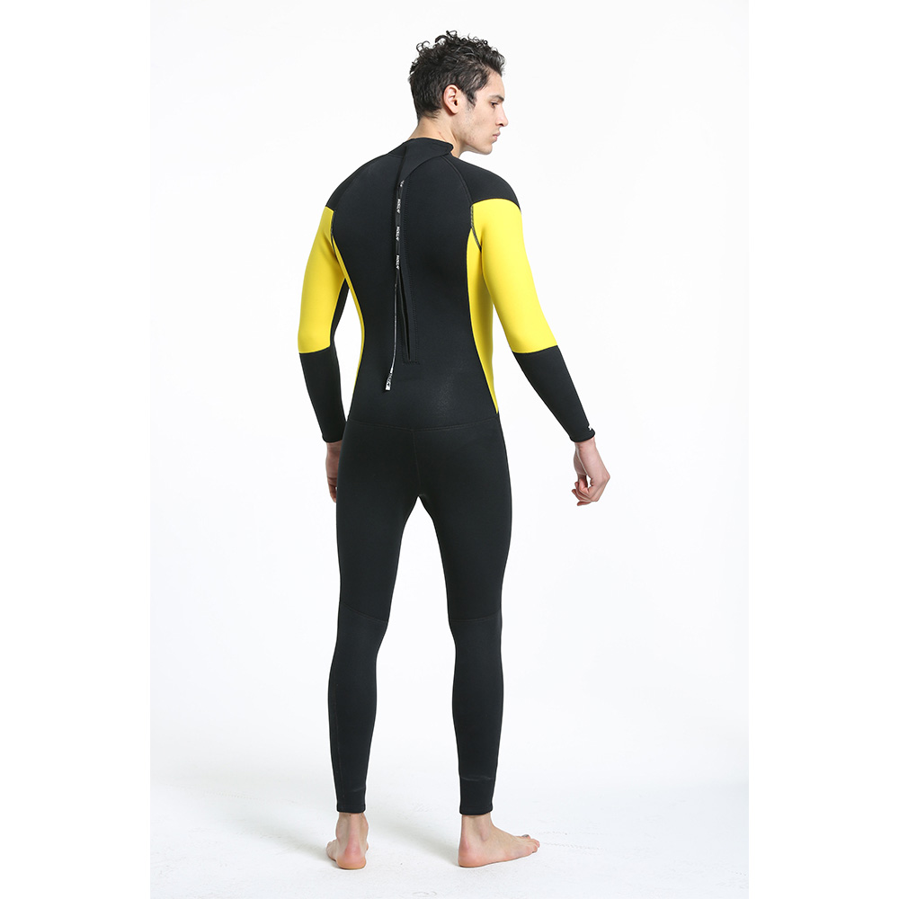 Women Men Full Wetsuit 3mm Neoprene Long Sleeve One Piece Diving Suit Thermal Stretch Scuba Snorkeling Surfing Wetsuit