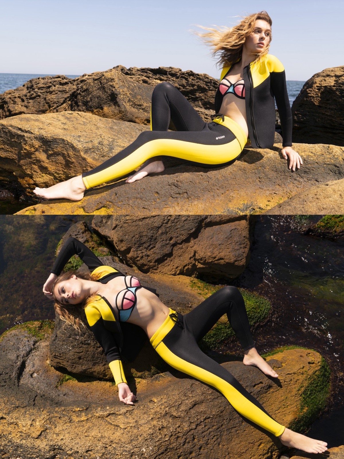 6 Women 2.5mm Smooth Skin Neoprene Diving Wetsuit Pants Stretch Surf Swim Leggings